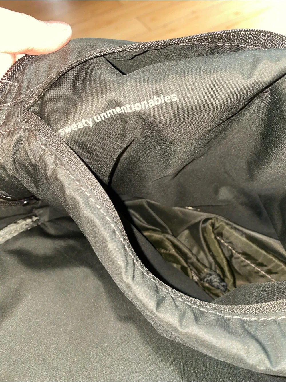 Lululemon dark olive nylon Everywhere Backpack